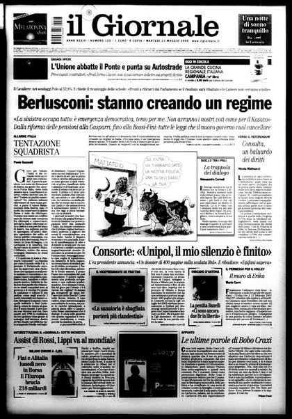 Il giornale : quotidiano del mattino